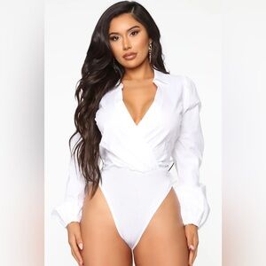 You’ve Got A Way With Me Bodysuit - White (Size L)